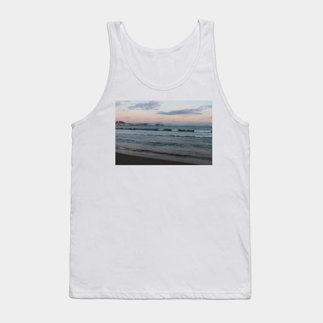 Sunset at Lucrino Beach Tank Top by Sandraartist